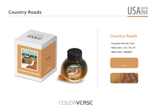 COLORVERSE USA SPECIAL SERIES WV COUNTRY ROADS