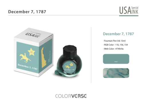 COLORVERSE USA SPECIAL SERIES DE DECEMBER 7,1787