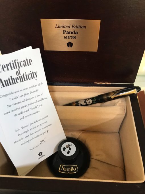 NAMIKI MAKI-E PANDA LTD. ED. FOUNTAIN PEN