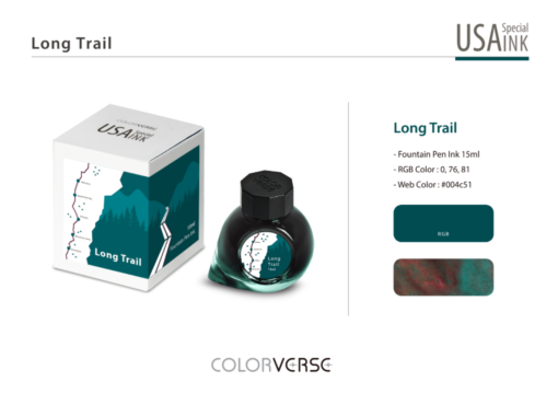 COLORVERSE USA SPECIAL SERIES VT LONG TRAIL