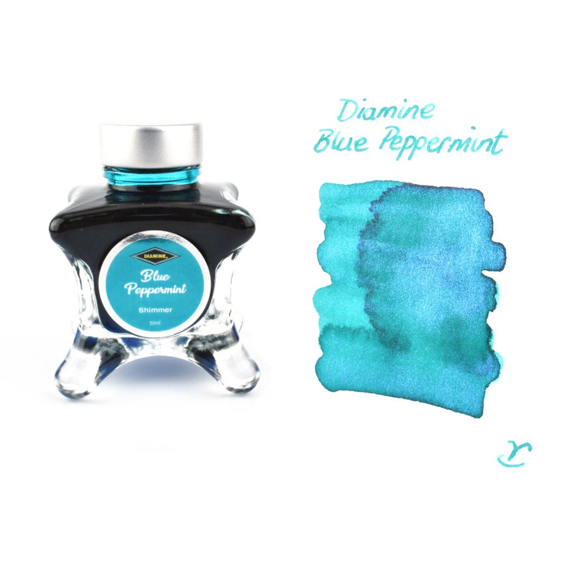 Diamine 160th Anniversary Ink Bottle - Tariff Teal - 75ml