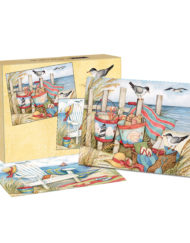LANG JUST BEACHY ASSORTED BOXED NOTE CARDS