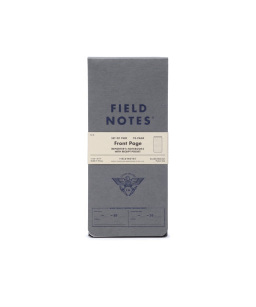 FIELD NOTES FRONT PAGE