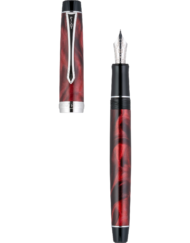 PILOT CUSTOM HERITAGE SE MARBLE RED FOUNTAIN PEN