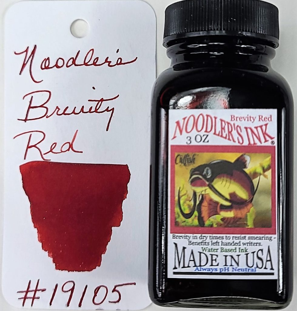 NOODLERS INK BREVITY RED