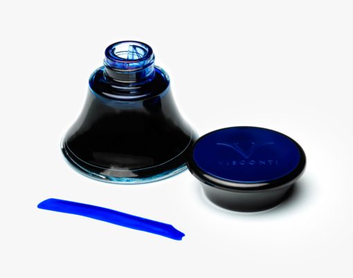 VISCONTI BLUE INKWELL