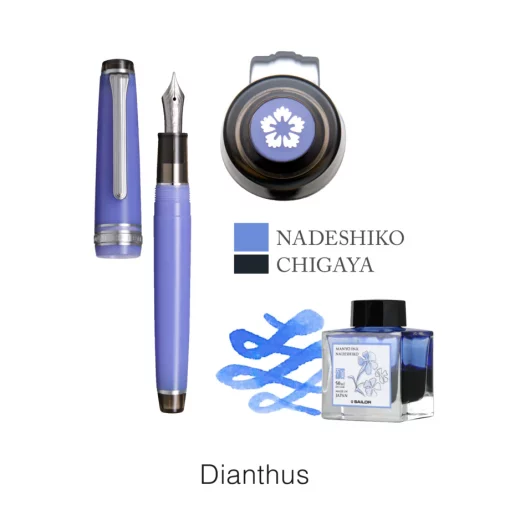 SAILOR MANYO DIANTHUS PEN/INK SET