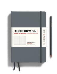 LEUCHTTURM1917 A5 NOTEBOOK ANTHRACITE DOTTED