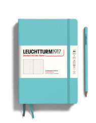 LEUCHTTURM1917 A5 NOTEBOOK AQUAMARINE DOTTED