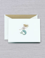 CRANE STATIONERY MERMAID NOTE