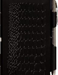 WELLSPRING FLIP NOTE CROC BLACK