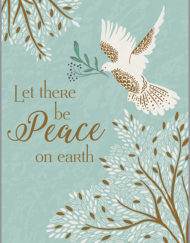 GINA B. DESIGNS CHRISTMAS CARDS PEACE DOVE