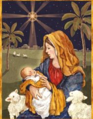 LANG MOTHER AND CHILD BOXED CHRISTMAS CARDS