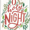 GINA B. DESIGNS CHRISTMAS CARDS O HOLY NIGHT