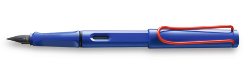 LAMY SAFARI SPECIAL EDITION FOUNTAIN PEN BLUE/RED