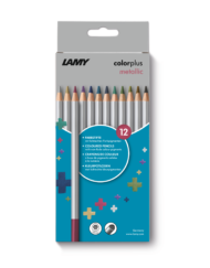 LAMY COLOR+ COLOR PENCILS CB BOX METALLIC 12PC