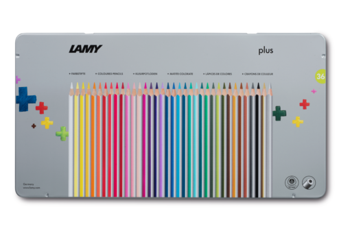 LAMY PLUS COLOR PENCILS METAL BOX 36PC