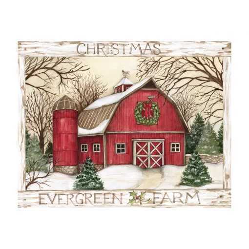 LANG EVERGREEN FARM BOXED CHRISTMAS CARDS