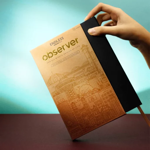 ENDLESS OBSERVER LAY FLAT NOTEBOOK NIGHT SKY