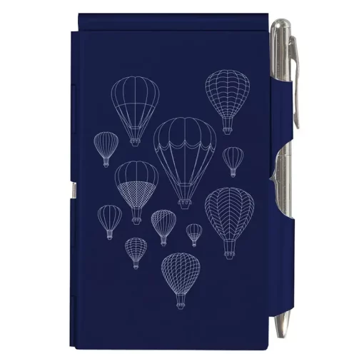 WELLSPRING FLIP NOTE HOT AIR BALLOONS BLUE