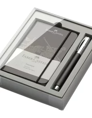 FABER-CASTELL AMBITION BLACK RESIN ROLLERBALL GIFT SET
