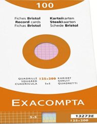 EXACOMPTA INDEX CARDS 5x8