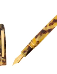 ESTERBROOK ESTIE TORTOISE FOUNTAIN PEN GOLD TRIM