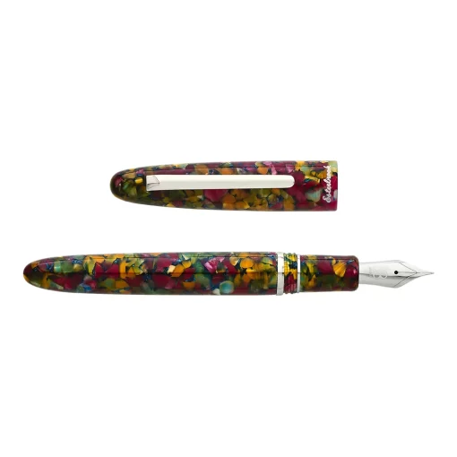 ESTERBROOK ESTIE BOTANICAL GARDENS FOUNTAIN PEN PALLADIUM TRIM