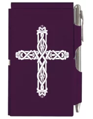 WELLSPRING FLIP NOTE PURPLE CROSS