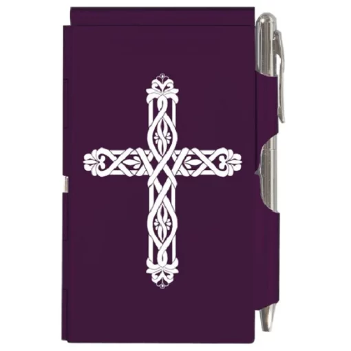 WELLSPRING FLIP NOTE PURPLE CROSS