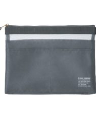 TRAVELERS NOTEBOOK MESH CARRY POUCH CHARCOAL