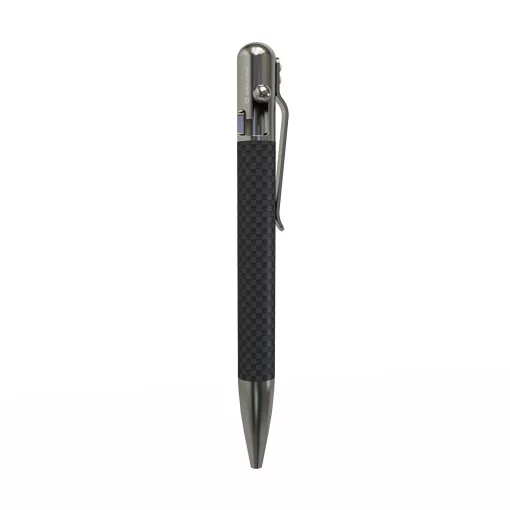 BASTION CARBON FIBER/STAINLESS STEEL BOLT ACTION PEN