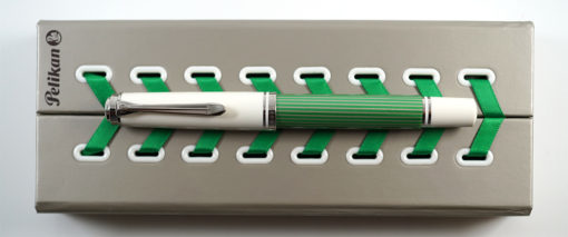 PELIKAN M605 GREEN-WHITE SPECIAL EDITION FOUNTAIN PEN