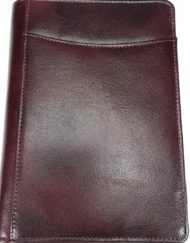 GIROLOGIO LEATHER GRAB-N-GO OXBLOOD PEN CASE