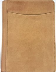 GIROLOGIO LEATHER GRAB-N-GO SADDLE TAN PEN CASE