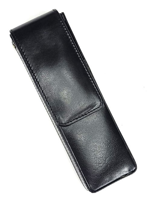 GIROLOGIO LEATHER 2 PEN MAGNETIC CASE BLACK