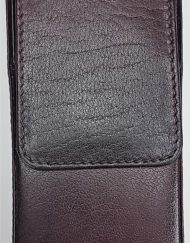 GIROLOGIO LEATHER 3 PEN MAGNETIC CASE OXBLOOD