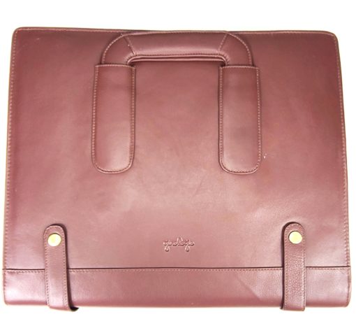 GIROLOGIO LEATHER 96 PEN CASE ANTIQUE BROWN