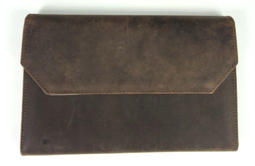 GIROLOGIO LEATHER 12 PENFOLIO BOMBER BROWN