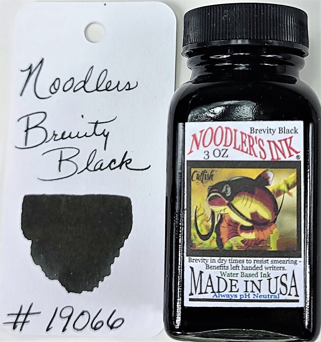 NOODLERS FOUNTAIN PEN INK BREVITY BLACK