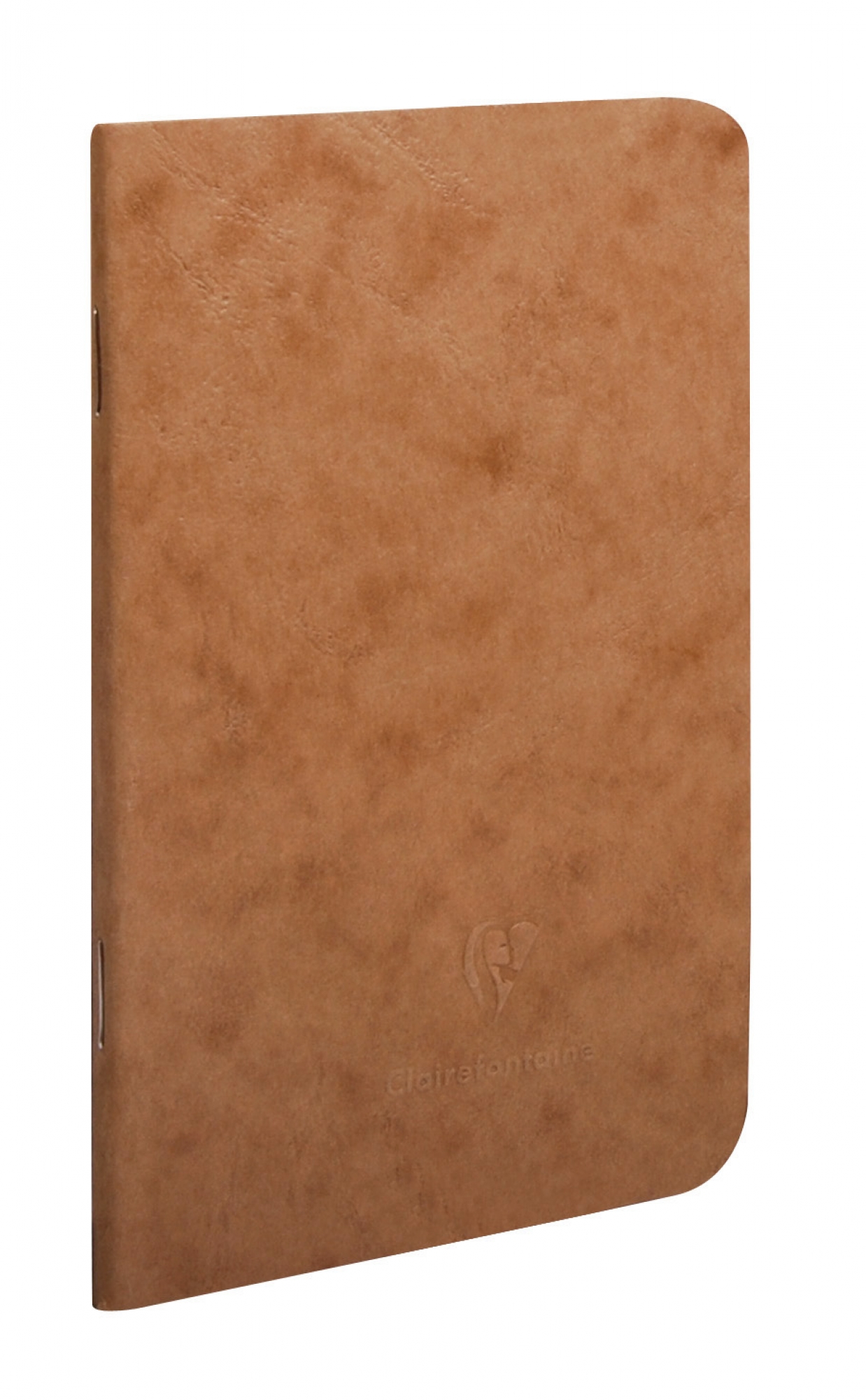 CLAIREFONTAINE LIFE.UNPLUGGED TAN STAPLEBOUND POCKET SIZE NOTEBOOK