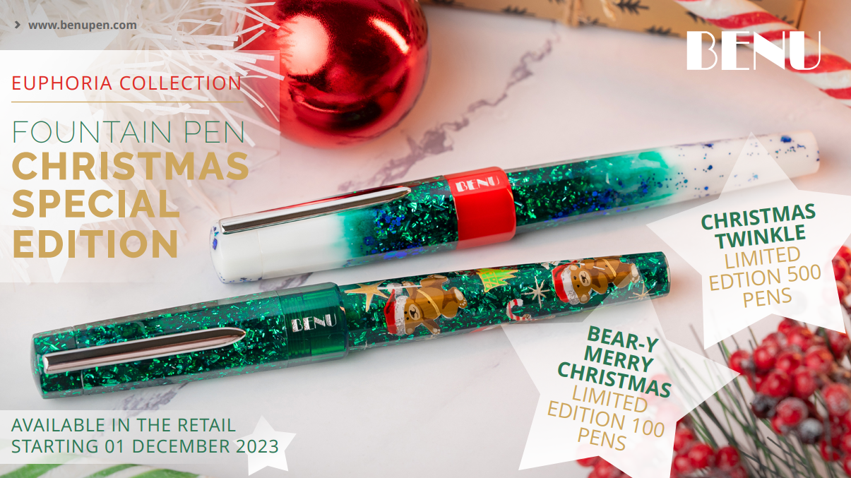 BENU CHRISTMAS LE EUPHORIA FOUNTAIN PENS