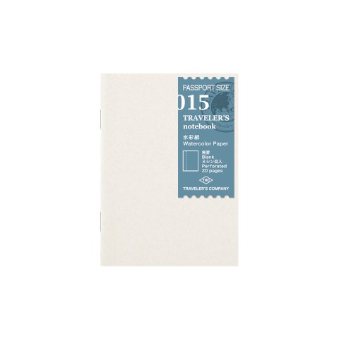 TRAVELERS NOTEBOOK PASSPORT SIZE REFILL WATERCOLOR PAPER