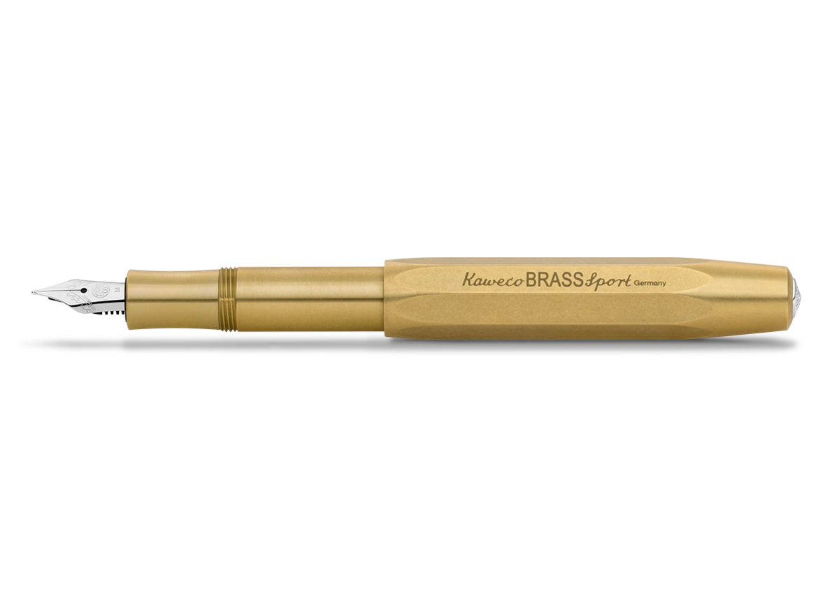 KAWECO BRASS SPORT FOUNTAIN PEN