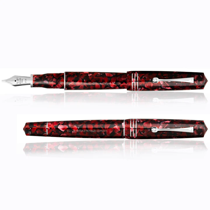 LEONARDO MOMENTO ZERO GRANDE LUNA ROSSA FOUNTAIN PEN