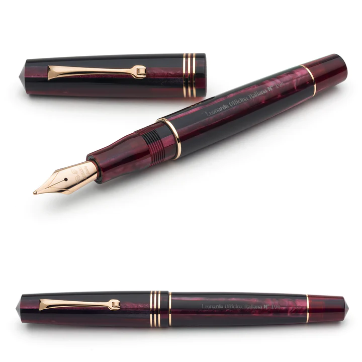 LEONARDO MOMENTO ZERO PRUGNA FOUNTAIN PEN RG