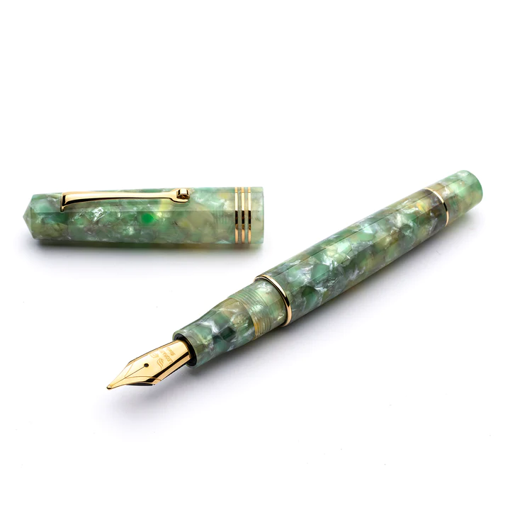 LEONARDO MOMENTO ZERO GIADA FOUNTAIN PEN GT