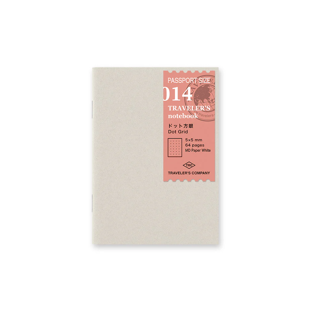 TRAVELERS NOTEBOOK P14 PASSPORT SIZE REFILL DOT GRID