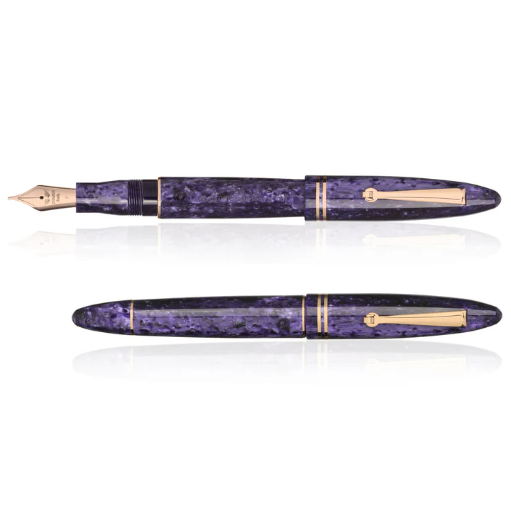 LEONARDO FURORE PURPLE FOUNTAIN PEN RG