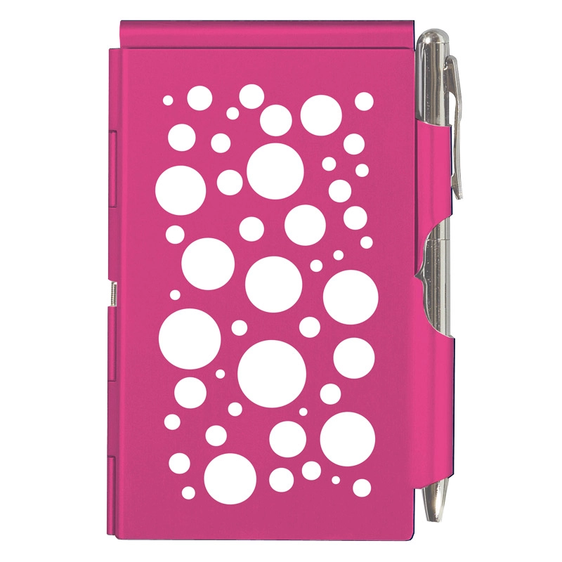 WELLSPRING FLIP NOTE POLKA DOTS PINK